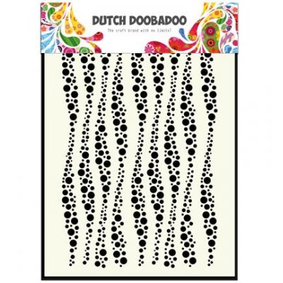 Dutch DooBaDoo Stencil - Wavy Stripes